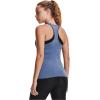 imageUnder Armour Womens HeatGear Racer TankMineral Blue 470Metallic Silver