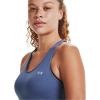 imageUnder Armour Womens HeatGear Racer TankMineral Blue 470Metallic Silver