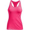 imageUnder Armour Womens HeatGear Racer TankPenta Pink 975Metallic Silver