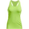 imageUnder Armour Womens HeatGear Racer TankQuirky Lime 752Metallic Silver