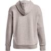 imageUnder Armour Womens Left Chest Armourfleece HoodieGhost Gray Light Heatherwhite