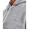 imageUnder Armour Womens Left Chest Armourfleece HoodieMod Gray Light Heather  White