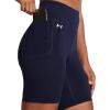 imageUnder Armour Womens Motion Bike Shorts411 Midnight Navy   White