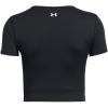 imageUnder Armour Womens Motion Crossover Short Sleeve Crop001 Black   White