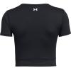 imageUnder Armour Womens Motion Crossover Short Sleeve Crop001 Black   White