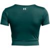 imageUnder Armour Womens Motion Crossover Short Sleeve Crop449 Hydro Teal   White