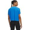 imageUnder Armour Womens Motion Short Sleeve T Shirt403 Blue Atlantis   Washed Navy
