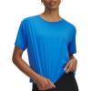imageUnder Armour Womens Motion Short Sleeve T Shirt403 Blue Atlantis   Washed Navy
