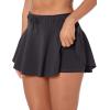 imageUnder Armour Womens Motion SkortSkort001 Black   Jet Gray