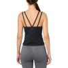 imageUnder Armour Womens Motion Strappy Tank Top002 Black   Jet Gray