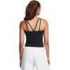 imageUnder Armour Womens Motion Strappy Tank Top002 Black   Jet Gray