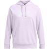 imageUnder Armour Womens Rival Fleece Big Logo Hoodie535 Salt Purple   White