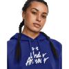 imageUnder Armour Womens Rival Fleece Graphic Hoodie400 Royal   White
