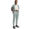 imageUnder Armour Womens Rival Fleece JoggersSilica GreenWhite