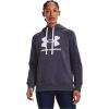 imageUnder Armour Womens Rival Fleece Logo Hoodie558 Tempered Steel   White