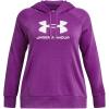 imageUnder Armour Womens Rival Fleece Logo Hoodie580 Cassis   White