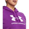 imageUnder Armour Womens Rival Fleece Logo Hoodie580 Cassis   White