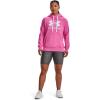 imageUnder Armour Womens Rival Fleece Logo Hoodie659 Pink Edge  White  White