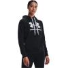 imageUnder Armour Womens Rival Fleece Logo HoodieBlack 001Black