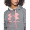 imageUnder Armour Womens Rival Fleece Logo HoodiePitch Gray Medium Heather 012Cerise