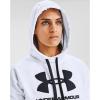 imageUnder Armour Womens Rival Fleece Logo HoodieWhite 100Black