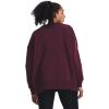 imageUnder Armour Womens Rival Fleece Oversized Crew600 Dark Maroon   White