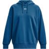 imageUnder Armour Womens Rival Fleece Oversized Hoodie426 Varsity Blue   White