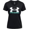 imageUnder Armour Womens Tech Marker Solid Short Sleeve T Shirt001 Black   White