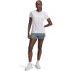 imageUnder Armour Womens Tech Play Up Shine Shorts587 Jasper Blue   White