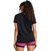 imageUnder Armour Womens Tech Short Sleeve V Neck001 Black   White