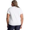 imageUnder Armour Womens Tech Short Sleeve V Neck100 White   Black