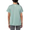 imageUnder Armour Womens Tech Short Sleeve V Neck348 Silica Green   White