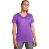 imageUnder Armour Womens Tech Short Sleeve V Neck525 Lavish   White