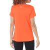 imageUnder Armour Womens Tech ShortSleeve TShirt866 Orange Blast   Metallic Silver
