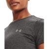 imageUnder Armour Womens Tech ShortSleeve TShirtCarbon Heather 090Metallic Silver