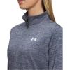 imageUnder Armour Womens Tech Twist Quarter ZipDownpour GrayWhite