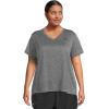 imageUnder Armour Womens Tech Twist Short Sleeve V Neck025 Castlerock   Black