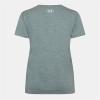 imageUnder Armour Womens Tech Twist Short Sleeve V Neck348 Silica Green   White