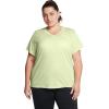 imageUnder Armour Womens Tech Twist Short Sleeve V Neck383 Retro Green   White