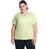 imageUnder Armour Womens Tech Twist Short Sleeve V Neck383 Retro Green   White