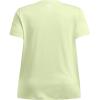 imageUnder Armour Womens Tech Twist Short Sleeve V Neck383 Retro Green   White