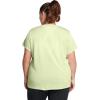 imageUnder Armour Womens Tech Twist Short Sleeve V Neck383 Retro Green   White