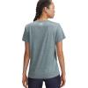 imageUnder Armour Womens Tech Twist Short Sleeve V Neck587 Jasper Blue   White