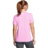 imageUnder Armour Womens Tech Twist Short Sleeve V Neck638 Stellar Pink   White