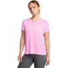 imageUnder Armour Womens Tech Twist Short Sleeve V Neck638 Stellar Pink   White