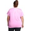 imageUnder Armour Womens Tech Twist Short Sleeve V Neck638 Stellar Pink   White