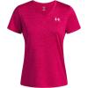 imageUnder Armour Womens Tech Twist Short Sleeve V Neck681 Shaded Fuchsia   White