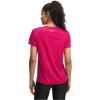imageUnder Armour Womens Tech Twist Short Sleeve V Neck681 Shaded Fuchsia   White