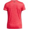 imageUnder Armour Womens Tech Twist Short Sleeve V Neck713 Racer Red   Black