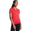 imageUnder Armour Womens Tech Twist Short Sleeve V Neck713 Racer Red   Black